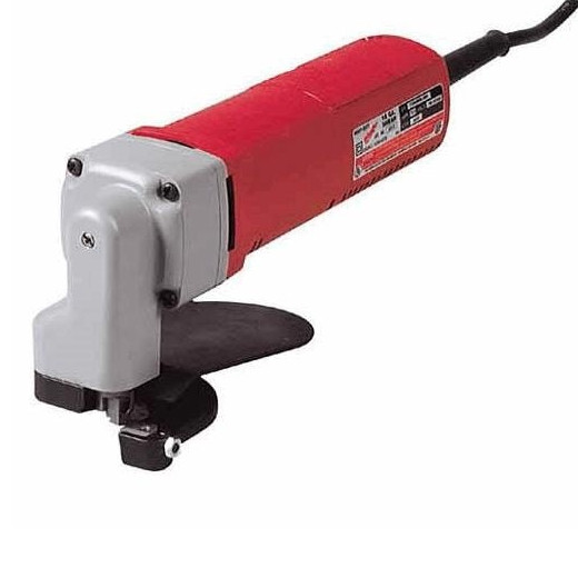 Electric Shear, Kit, 14 ga Steel,  16 ga Stainless Steel, 1 in Right,  3 to 4 in Left Cut Radius, 4000 SPM, 120 VAC/DC, 5 A, 8 ft Fixed Cord, 10-1/4 in Lg