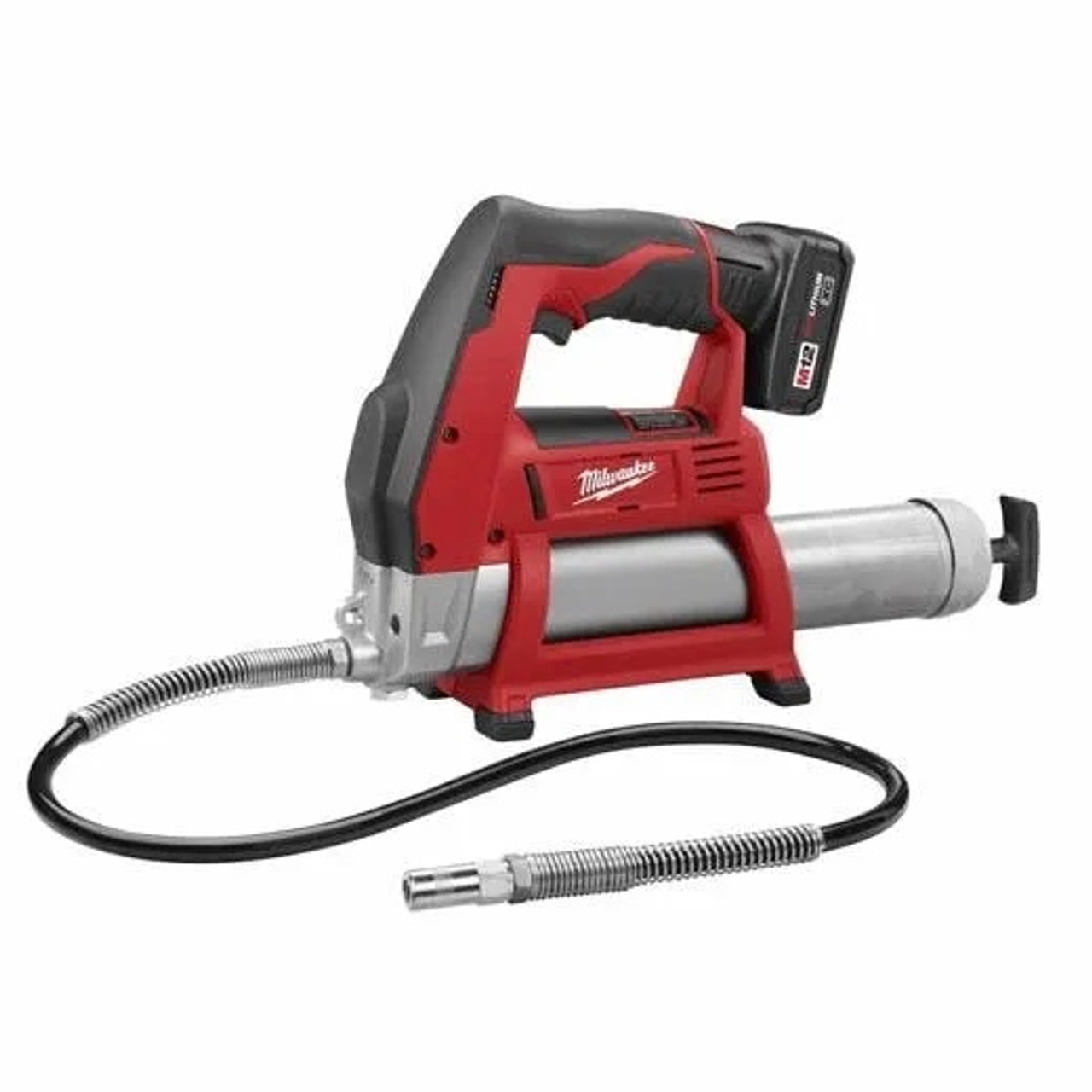 Cordless Grease Gun Kit, 14-1/2 oz, 8000 psi Operating, 36 in Lg Hose, 14 in Lg Tool, Ergonomic Grip