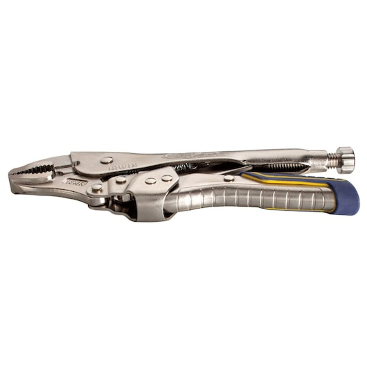 Locking Plier, Curved Jaw, 1-7/8 in Jaw, Carbon Steel Jaw, 10 in Lg