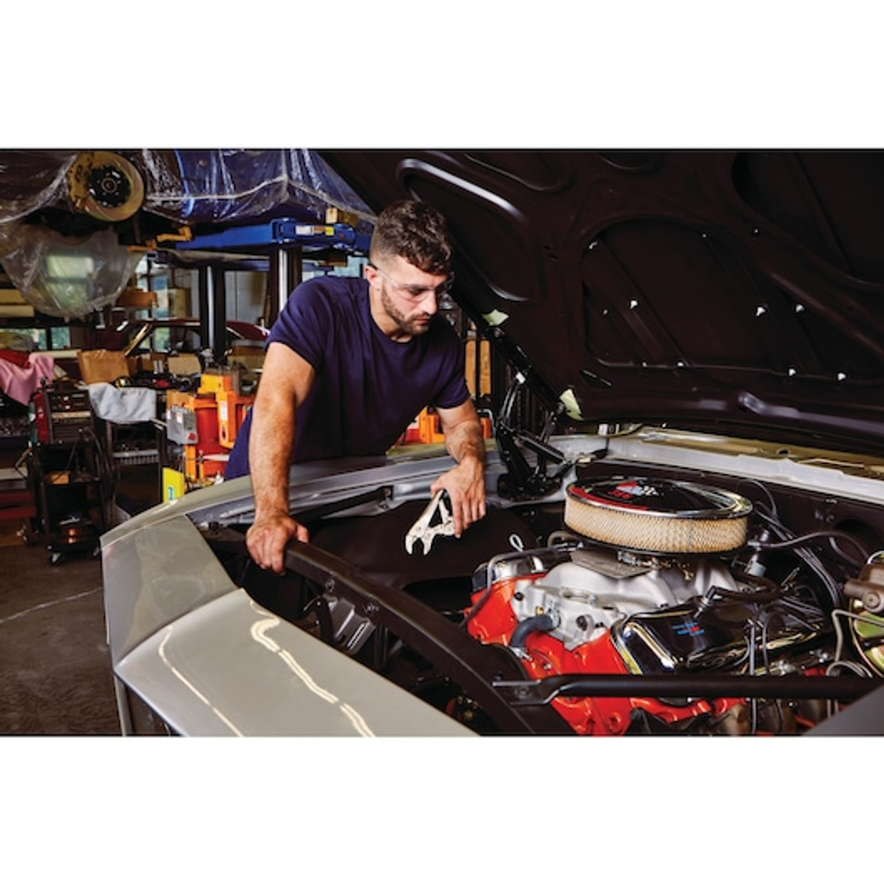 Locking Plier, Curved Jaw, 1-7/8 in Jaw, Carbon Steel Jaw, 10 in Lg