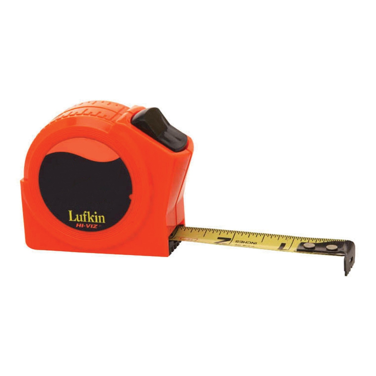 Measuring Tape, Power Return, 5 m Lg Blade, 19 mm Wd Blade, Toggle, Bright Orange Case