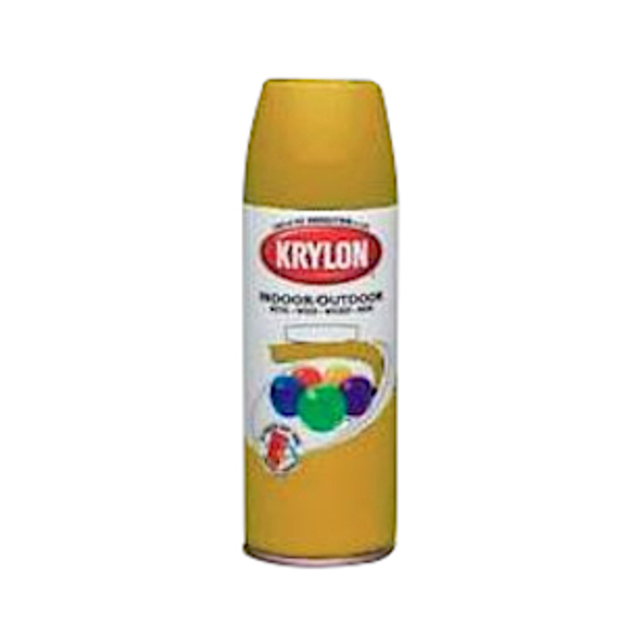 Spray Paint, 12 oz Container, Can, Yellow , 20.5 cSt, 25 sq-ft, 50 to 90 deg F, 0.4831 VOC, 7