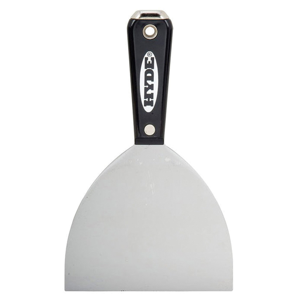 Knife, Flexible Joint, 5 in Wd Blade, Carbon Steel Blade, Hammer Head,  Interlock, Nylon Handle, Black,  Silver Color