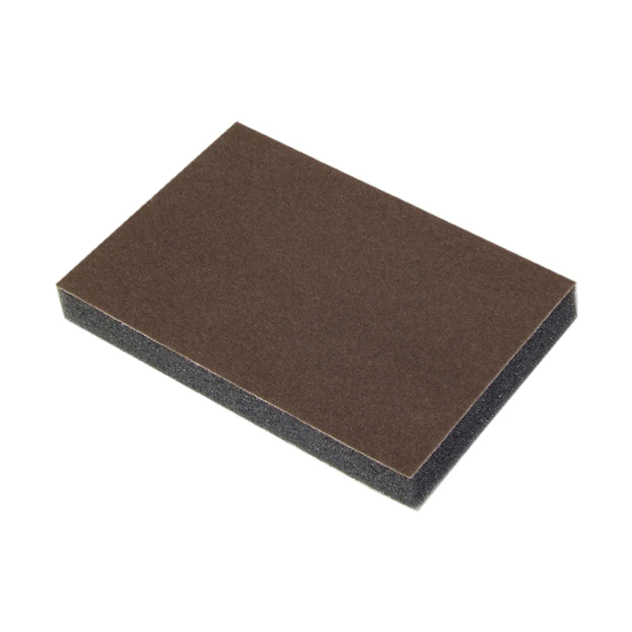 Sanding Sponge, 4 in Lg, 3 in Wd, 1/2 in Thk Overall, P80 Grit, Medium, Aluminium Oxide Abrasive, 1 Abrasive Side