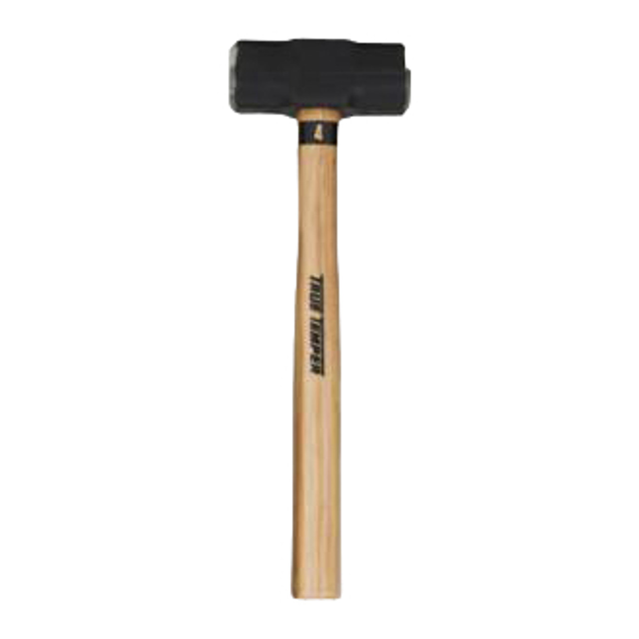Sledge Hammer, Double Face Face, 4 lb Head, Forged Steel Head, Hickory Handle, Bare Wood Grip