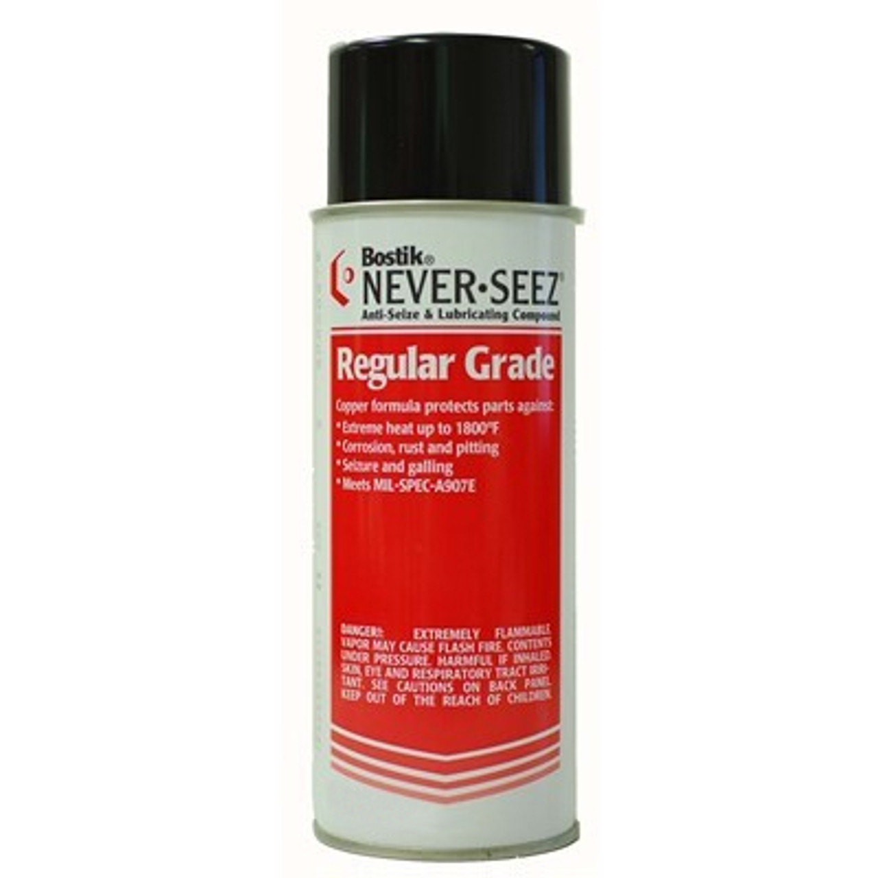 Anti-Seize Lubricant, Aerosol Spray Can, 16 oz Container, 10 to 30% Graphite,  5 to 10% Copper,  1 to 5% Zinc Oxide,  1 to 5% Aluminum, Aerosol, Gray Color