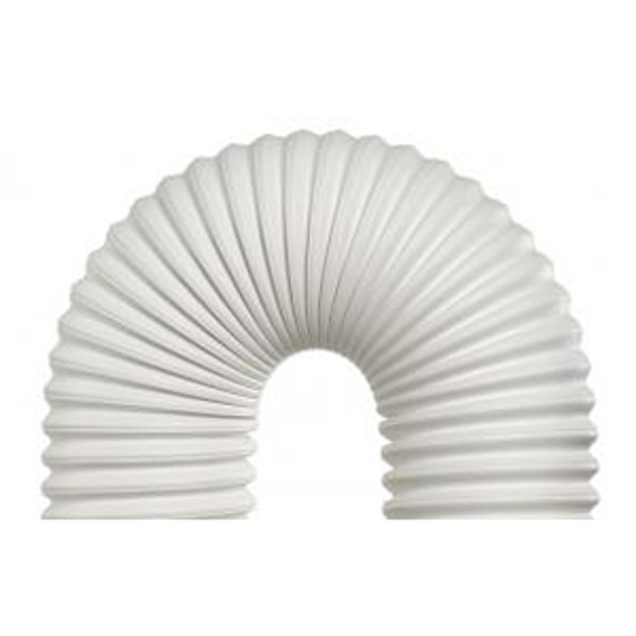 HI-TECH DURAVENT Duct Hose, Pharmaceutical, 6 in, 6 in Id, 6.29 in od, 0.03 in Thk, 8 psi Working, 8-3/4 in Bend Radius, -60 to 275 deg F, Thermoplastic Rubber, White Color