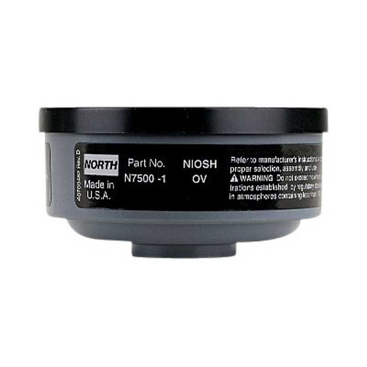 Cartridge, Respirator Filter, Black Color