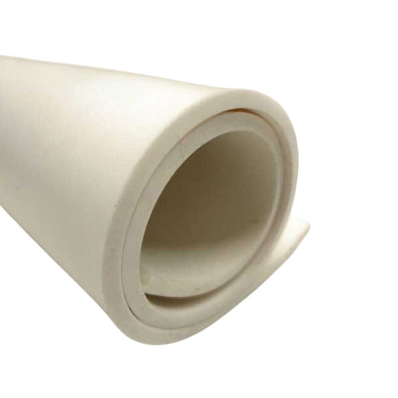 Rubber Sheet, 1/8 in Thk, 48 in Wd, Red Color