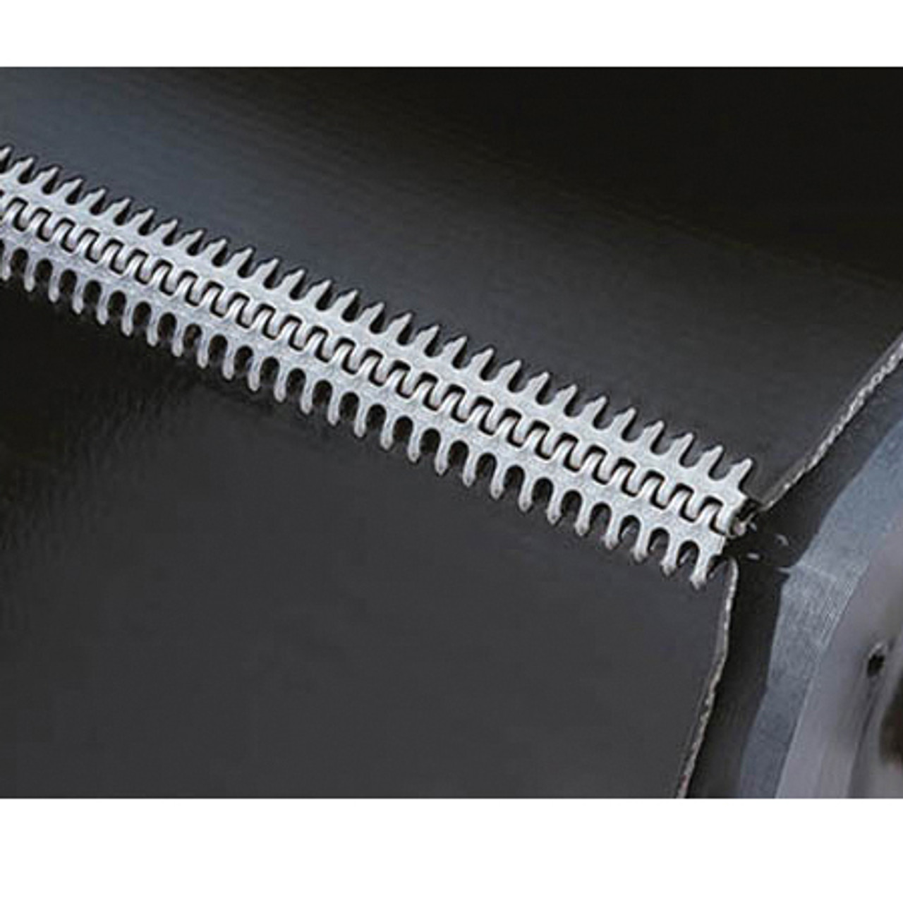 Conveyor Belt Lacing Set, Hinge, 18 in Lg, 165 Fastener PIW, 5/16 to 3/8 in Thk Belt, Steel, 9 in Min Dia Pulley