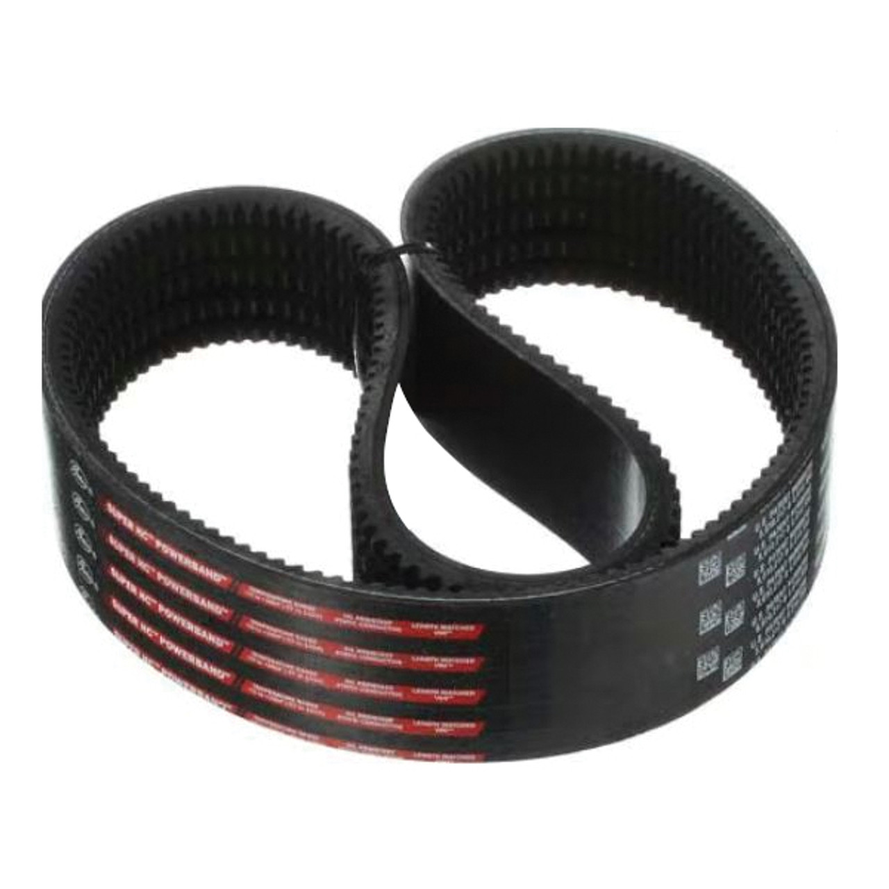 GATGES Wedge V-Belt, 5/3VX630 Molded Notch,  Heavy Duty, 3VX Section, 0.39 in Wd Top, 62.24 in Lg Outside, 0.31 in Thk, 5 -Rib, 3.82 in Min Dia Pulley, -60 to 250 deg F, EPDM