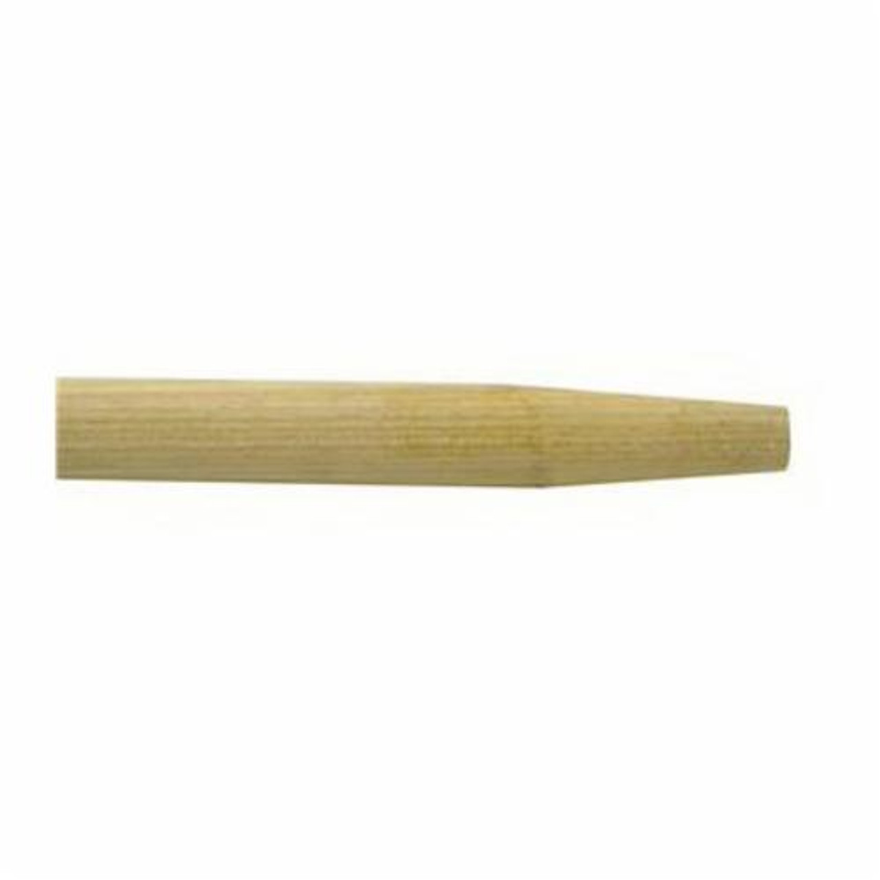Broom Handle, 1-1/8 in Dia, 60 in Lg, Hardwood, Natural , Clear Lacquered