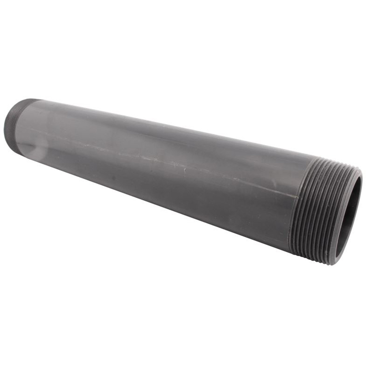 Pipe Nipple, Standard, 3 in, MNPT End, 8 in Lg, SCH 80, 140 deg F, PVC