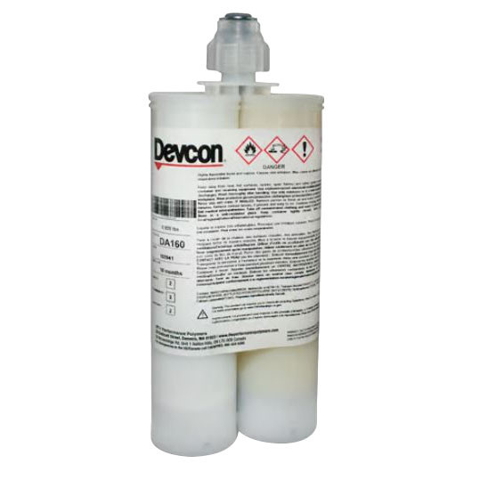 Epoxy Adhesive, Welder, Cartridge, 400 ml Container, 24 hr Curing, -67 to 250 deg F, White Color