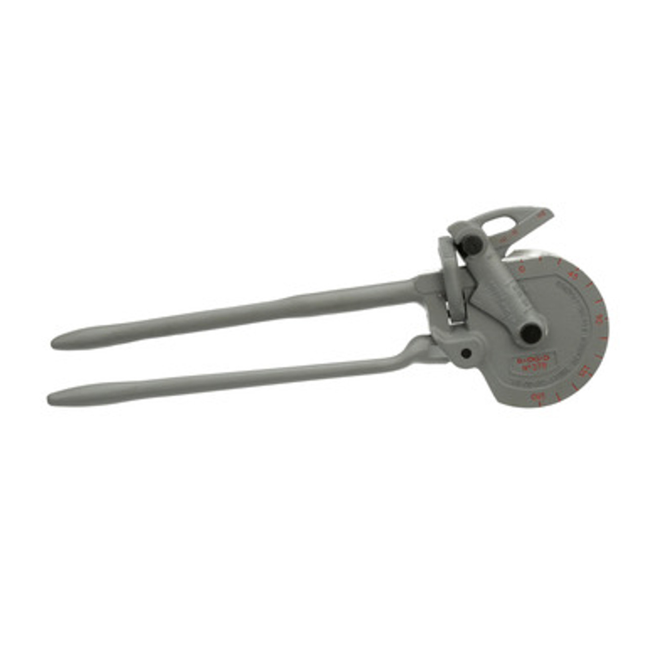Tube Bender, Geared Ratchet, 180 deg Bend, 3 in Bend Radius, 5/8 in Thk Pipe/Tube, Cast Aluminum Body, Long,  Non-Cushioned, 22 in lg Tube Bender, Geared Ratchet, 180 deg Bend, 3 in Bend Radius, 5/8 in Thk Pipe/Tube, Cast Aluminum Body, Long,  Non-Cushioned, 22 in lg