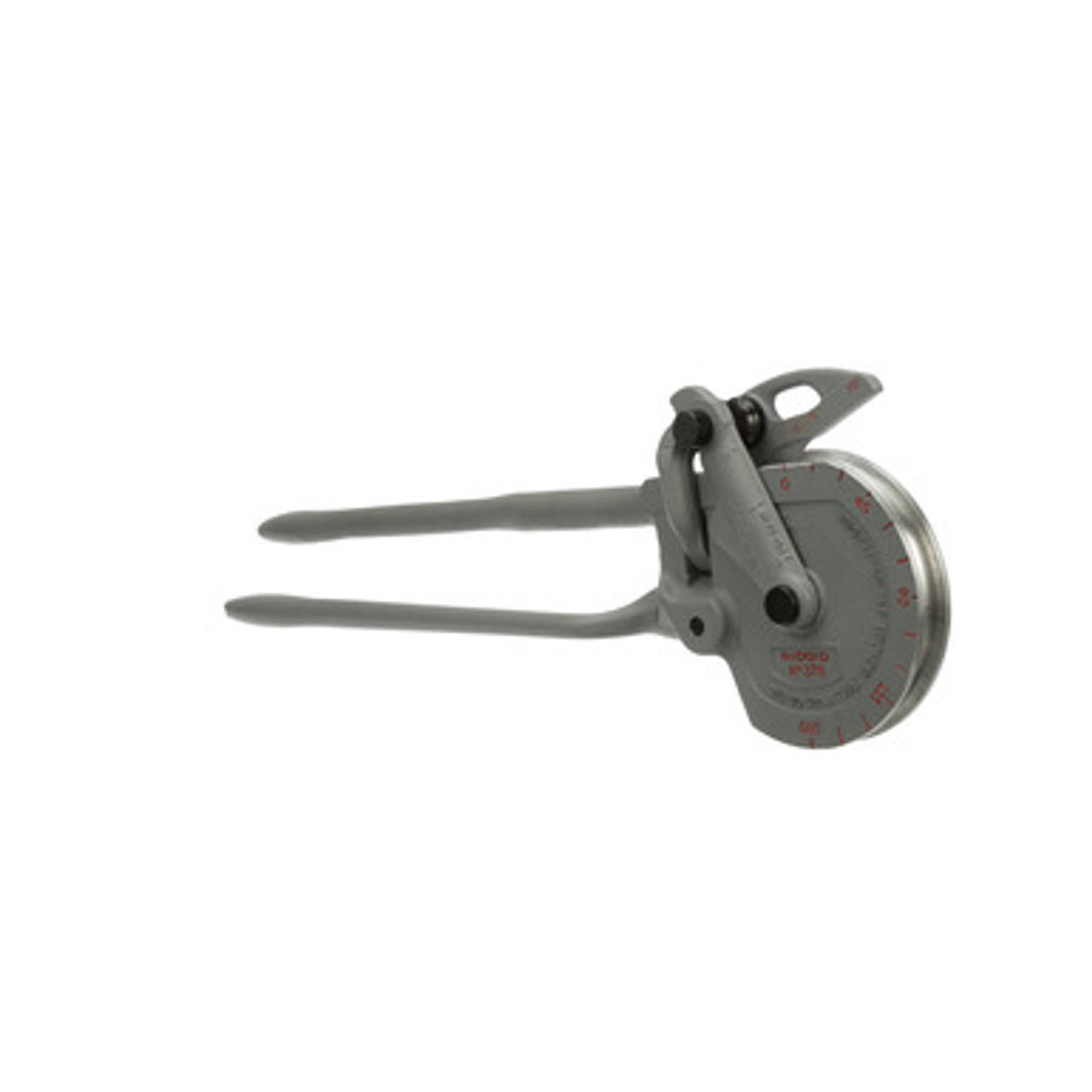 Tube Bender, Geared Ratchet, 180 deg Bend, 3 in Bend Radius, 5/8 in Thk Pipe/Tube, Cast Aluminum Body, Long,  Non-Cushioned, 22 in lg