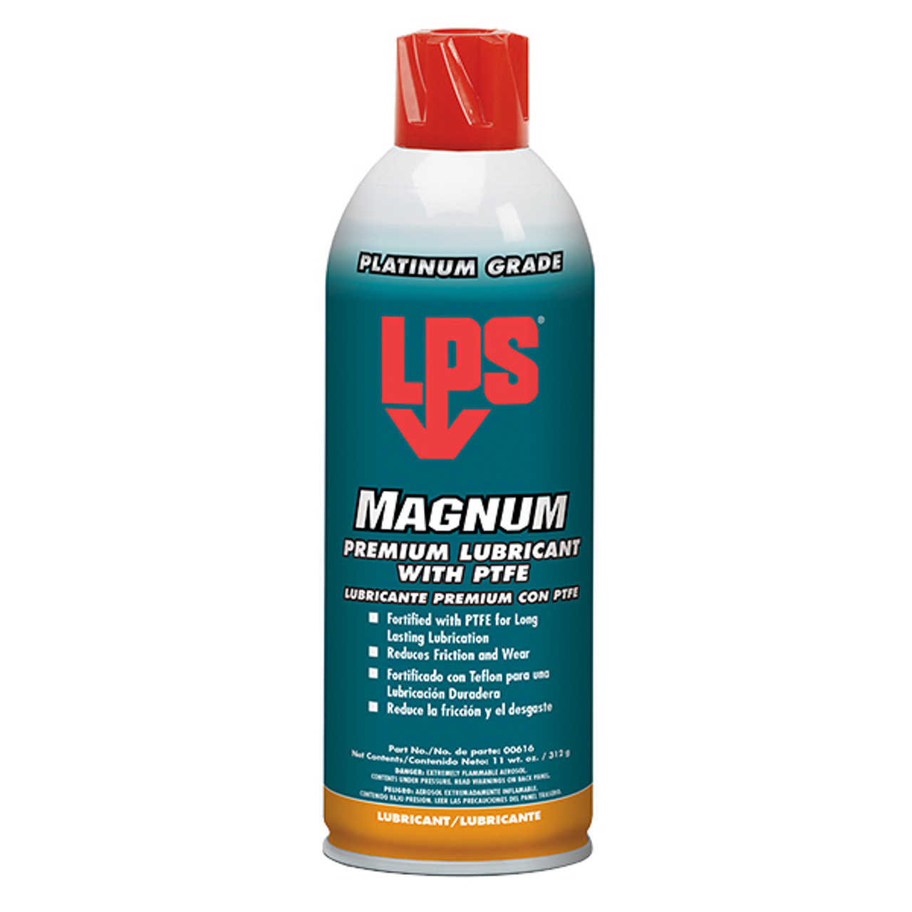 Lubricant, Premier, Aerosol Spray Can, 16 oz Container, 11 oz, Mineral Oil Base, Gas, Brown , Mild Sweet, -60 to 300 deg F, 0.87 Specific Gravity, 0.029 VOC Lubricant, Premier, Aerosol Spray Can, 16 oz Container, 11 oz, Mineral Oil Base, Gas, Brown , Mild Sweet, -60 to 300 deg F, 0.87 Specific Gravity, 0.029 VOC