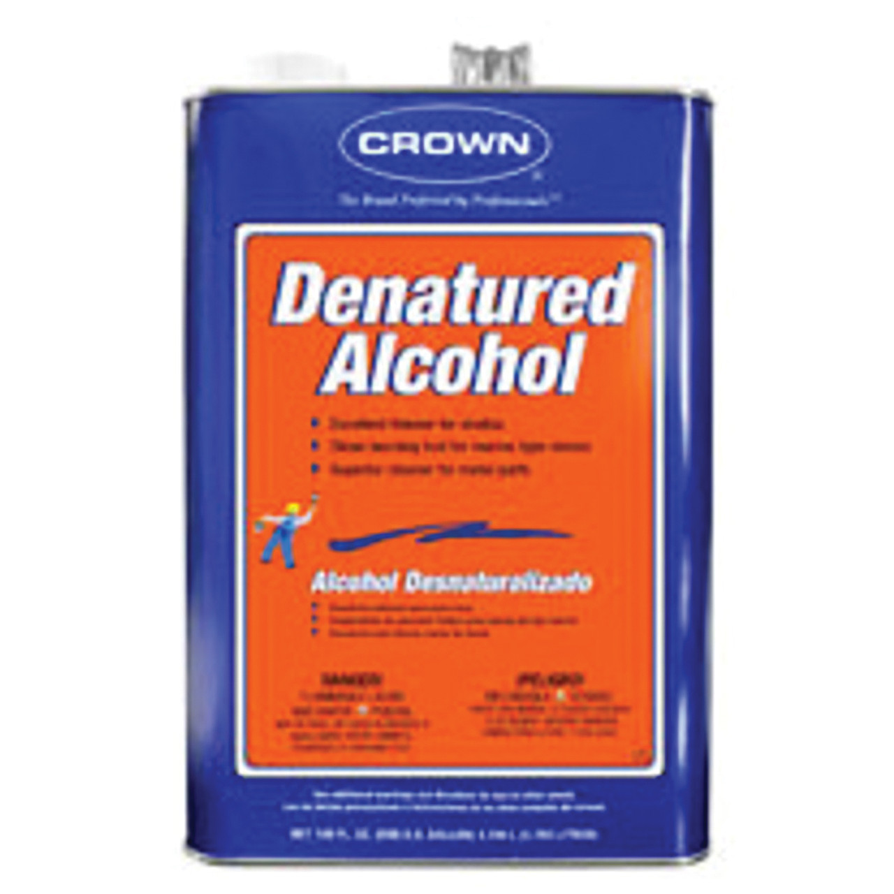 Denatured Alcohol, 1 qt Container, High Gloss, 2385771611 Denatured Alcohol, 1 qt Container, High Gloss, 2385771611