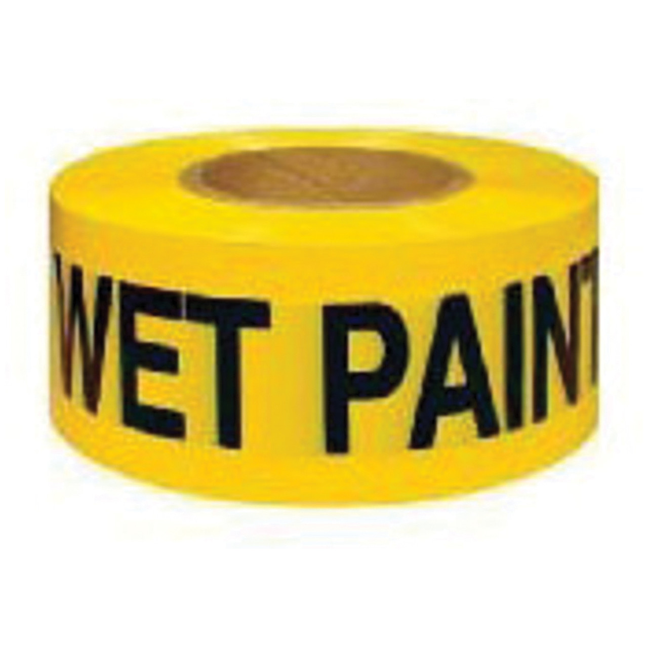 Barricade Tape, Legend Wet Paint/Danger Asbestos, 3 in Wd, 1000 ft Lg, PVC