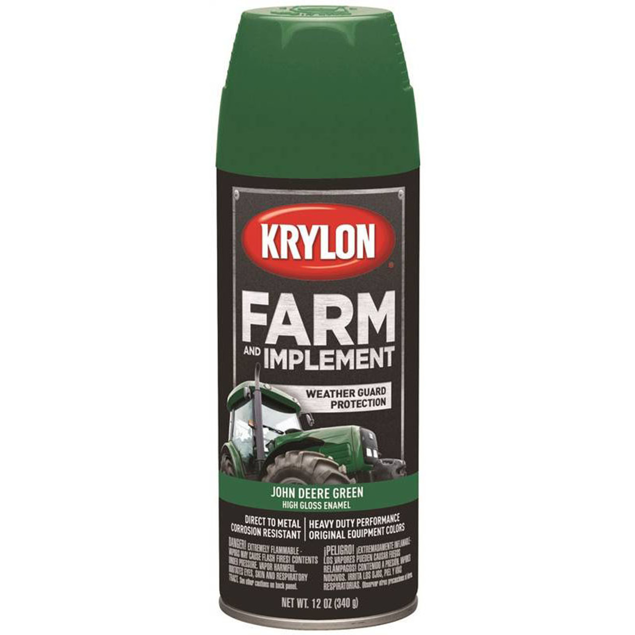 Spray Paint, Fram Implement, 12 oz Container, Liquid, Gloss, <7 cSt, 0.5017 VOC, 7