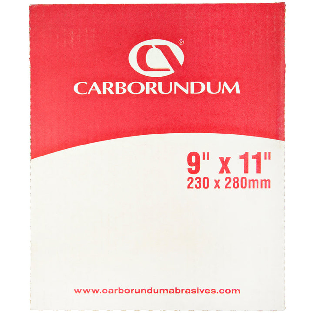 CARBORUNDUM Sanding Sheet, 11 in Lg, 9 in Wd, 80 Grit, Aluminium Oxide Abrasive, Resin Cloth Backing