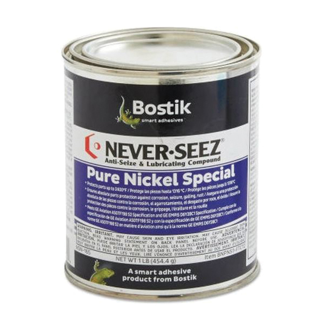 Anti-Seize Lubricant, 1 lb Container, 0.67 lb, Liquid, Silver , -297 to 2400 deg F, 482 deg f Flash, Regualar Anti-Seize Lubricant, 1 lb Container, 0.67 lb, Liquid, Silver , -297 to 2400 deg F, 482 deg f Flash, Regualar