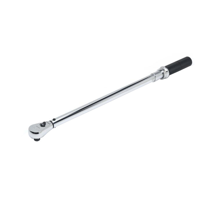 Torque Wrench, Micrometer, 1/2 in Drive, 30 to 250 ft-lb, Square Drive Head, 24.3 in Lg, Clockwise, +/-3%, Knurled Grip, ASME B107.300-2010, Alloy Steel