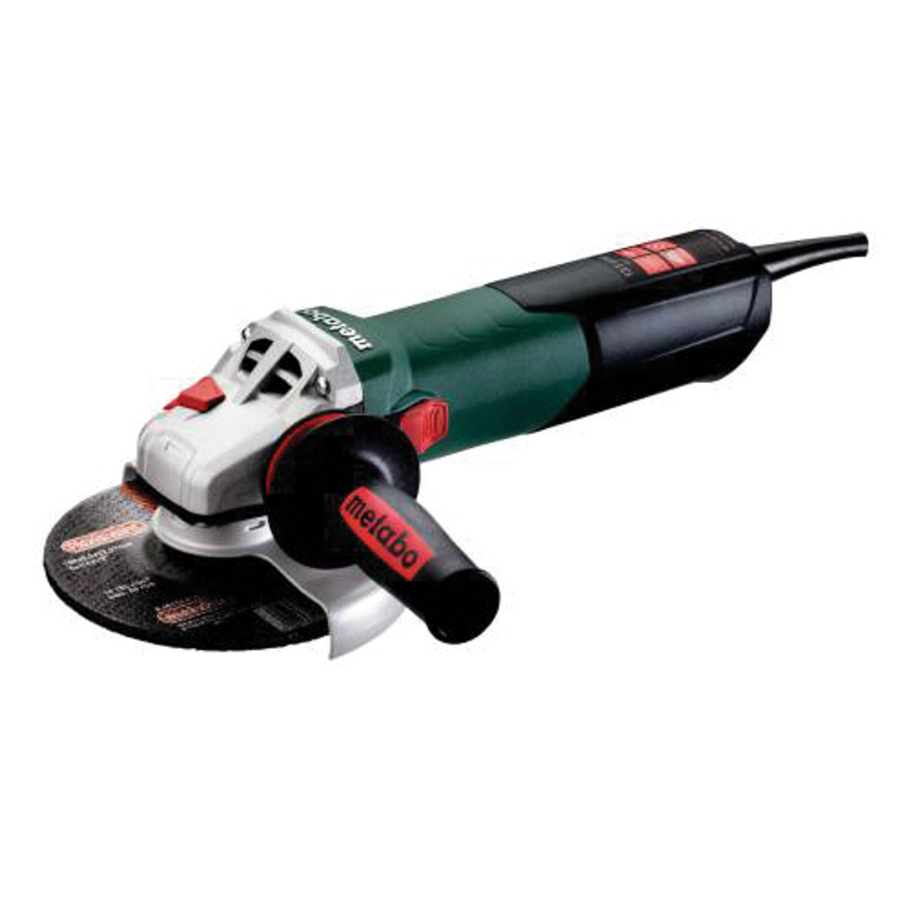 Angle Grinder, Corded Electric, 4.5 in Dia Wheel, 5/8 in-11 Arbor/Shank, 11000 rpm No Load/7500 rpm Rated Load, 110 to 120 VAC, 8.5 A, Barrel Grip, Tool, 13 ft Cable 