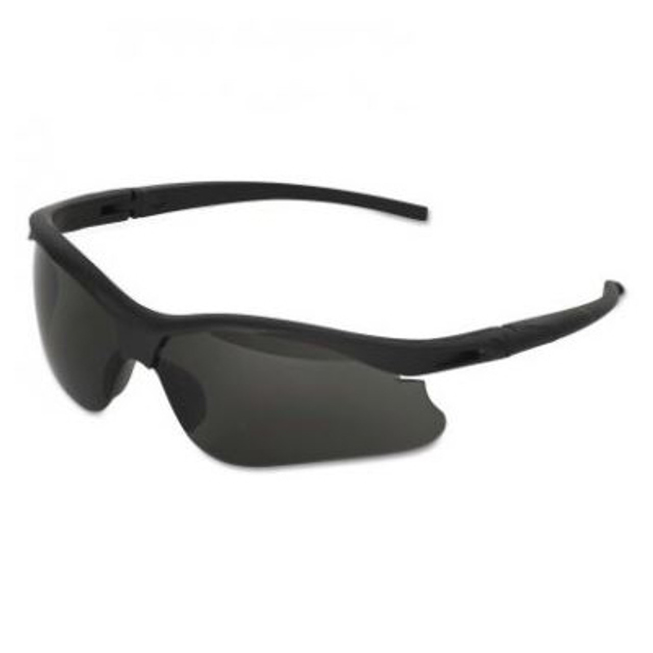 Safety Glasses, Small, Hardcoated Lens, Black Frame, Nylon Frame, Polycarbonate Lens