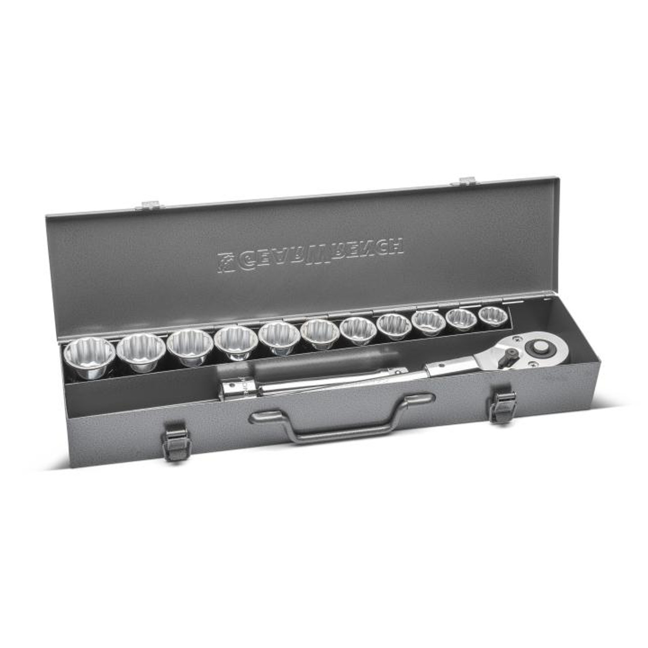 Mechanic's Socket Sets, Standard, 12 -Point, 7/16,  1/2,  9/16,  5/8,  11/16,  3/4,  13/16,  7/8,  15/16,  1,  1-1/16,  1-1/8,  1-1/4,  1-1/2 in Socket, 3/4 in Drive