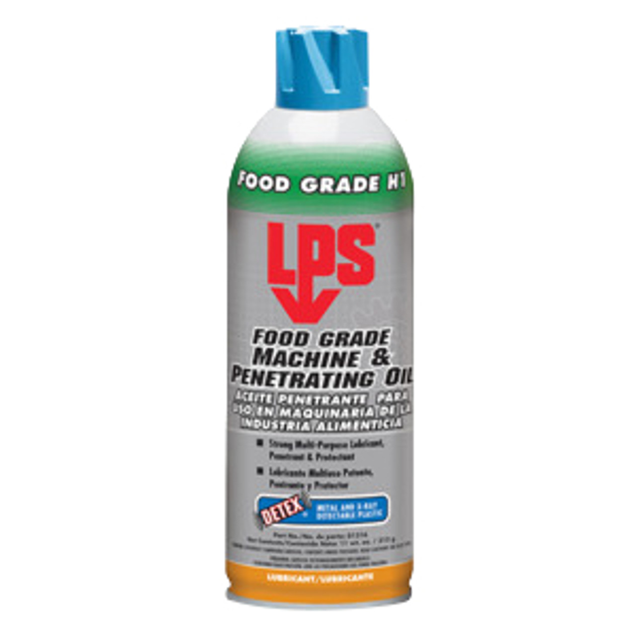 Machine Oil, Food Grade, 0 to 385 deg F, > 158 deg F Flash, 0.6% Lower,  7% Upper Flammability, 0.83 Specific Gravity, 11 oz Container, Aerosol Spray Can