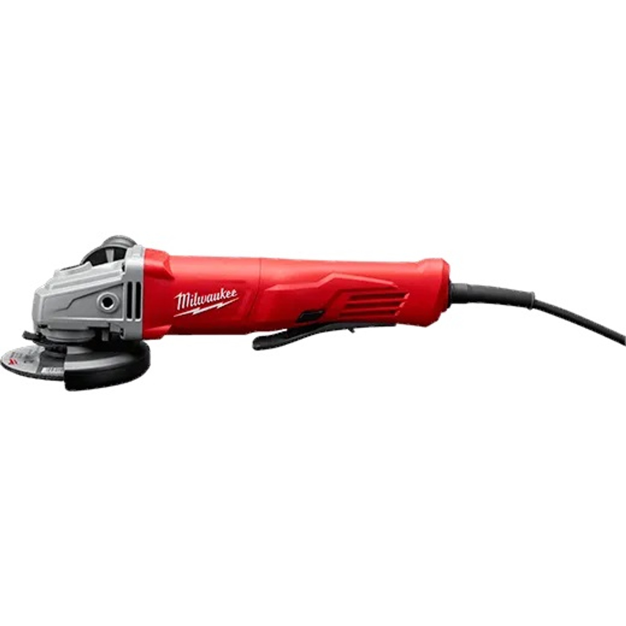 Grinder Paddle, Lock-On, 4-1/2 in Dia Wheel, 5/8 in-11 Arbor/Shank, 11000 rpm, 120 VAC, 11 A, Metal,  Plastic Housing, Rat Tail, Black,  Gray,  Red , 8 ft Cord