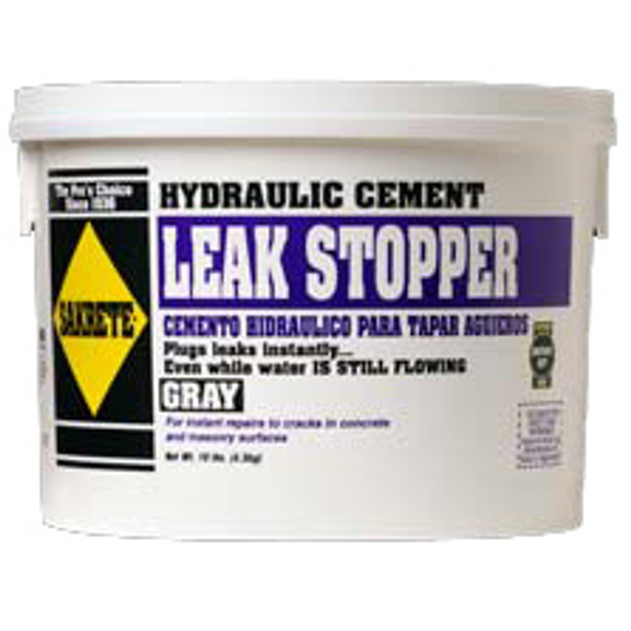 Hydraulic Cement, Pail, 9 lb Container