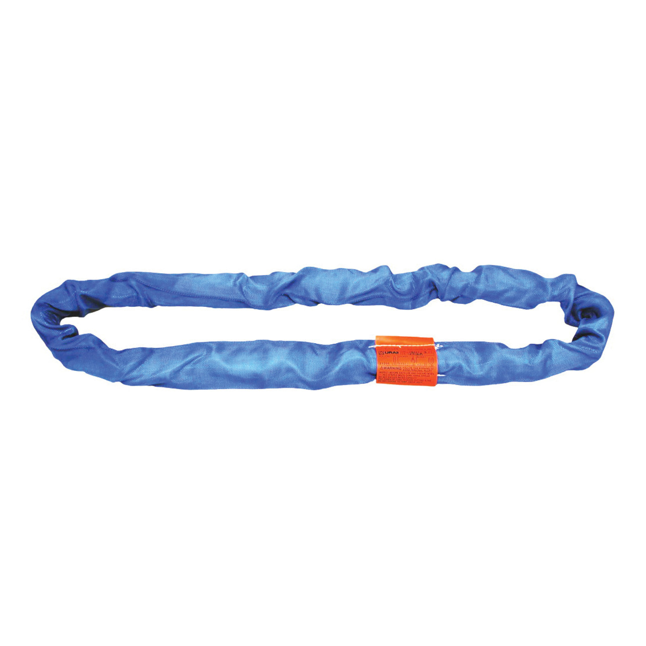 767, model_3, Round Sling, Endless, 10 ft Lg, 21200 lb, 17000 lb, 42400 lb, 2-5/8 in Wd Under Load, Blue , 1-3/8 in Dia, Polyester, -50 to 200 deg F