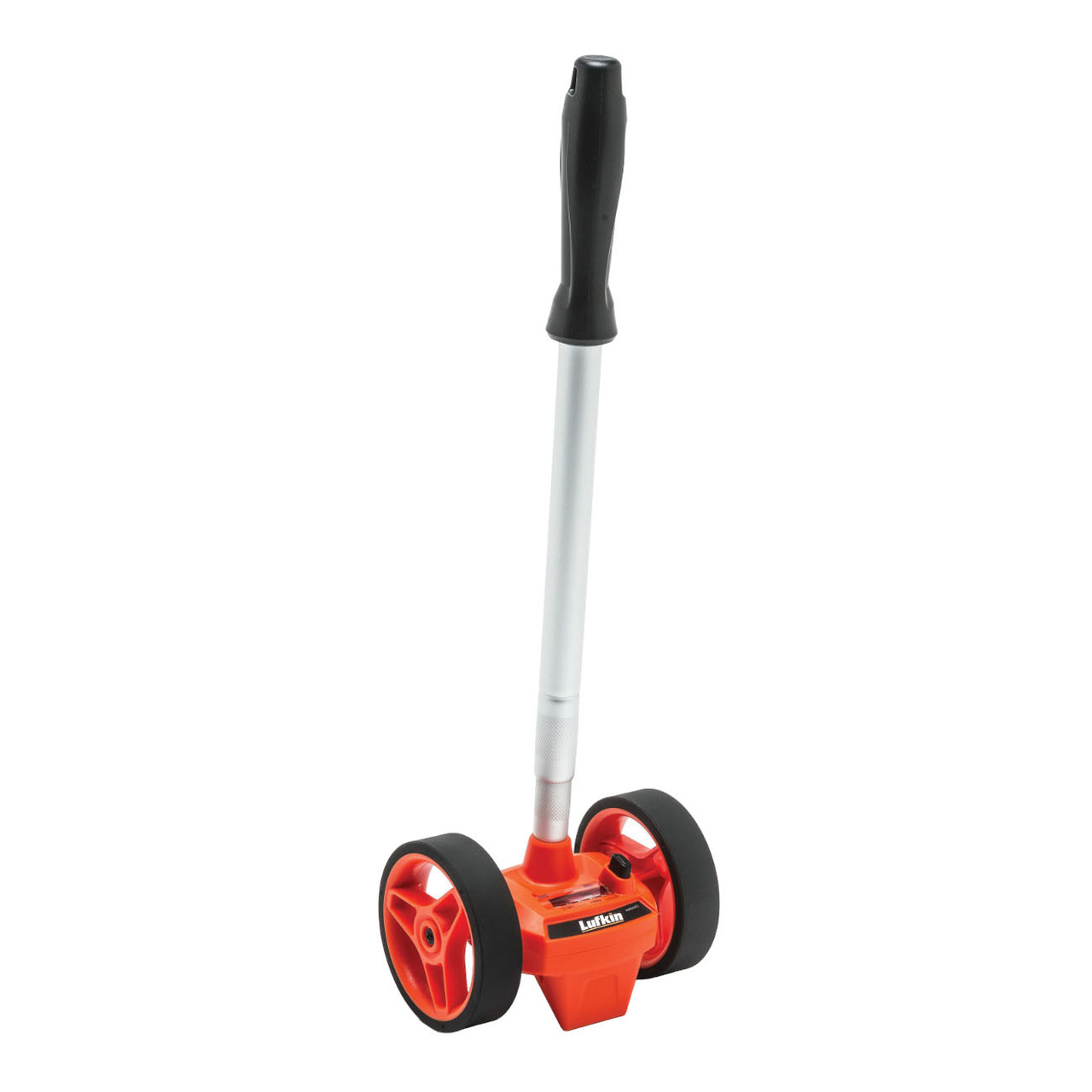 Compact Measuring Wheel, 9999 ft, Imperial, 4 in Dia Wheel, 1 ft Wheel, Dual Wheel, Rubber Wheel, Telescoping,  Pistol Grip, 20.28 in Lg, 4 in Wd, 6.1 in Ht