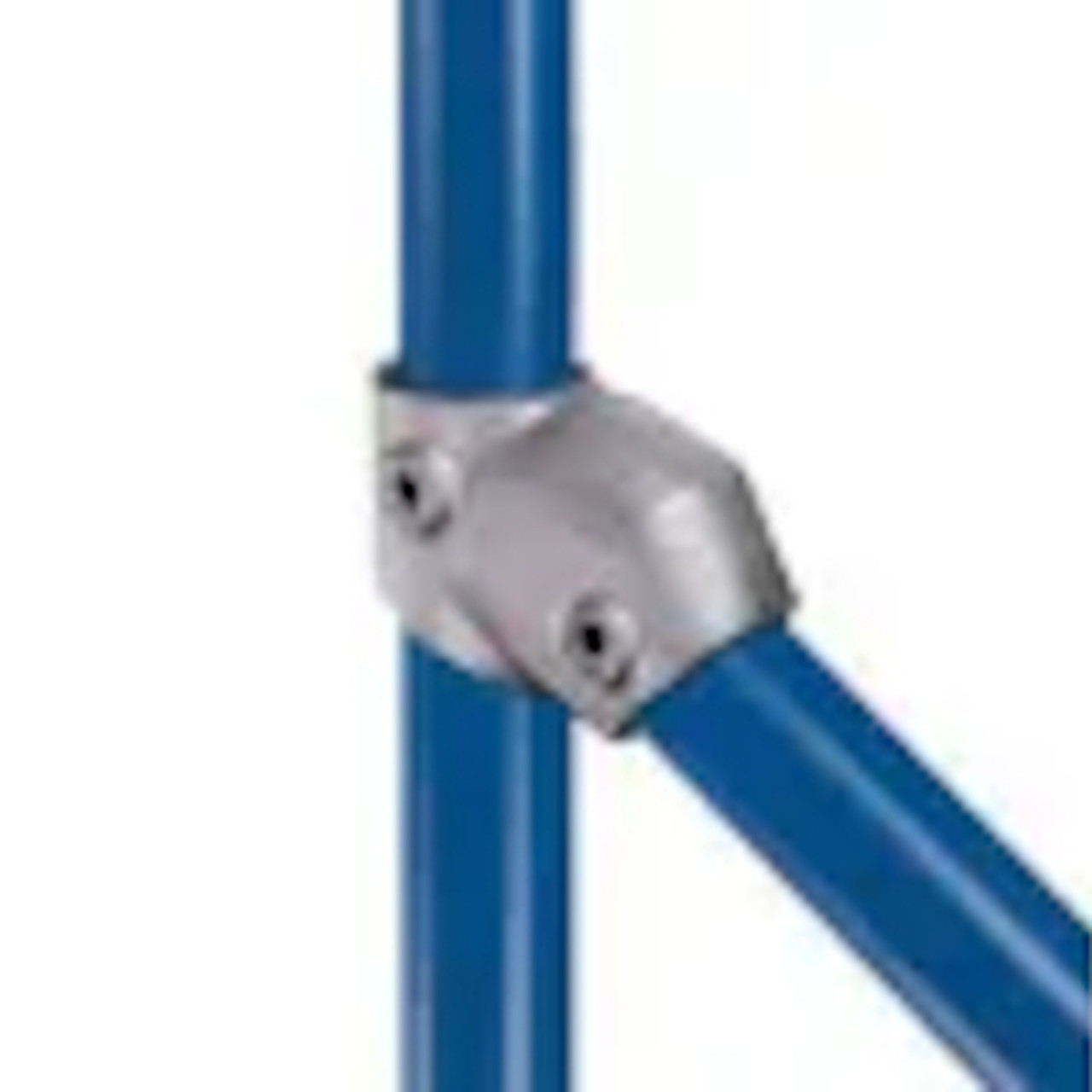 Single Socket Tee, 1-1/4 in, 60 deg, Iron, Galvanized, Gray , 1.72 in ID,  1.66 in OD