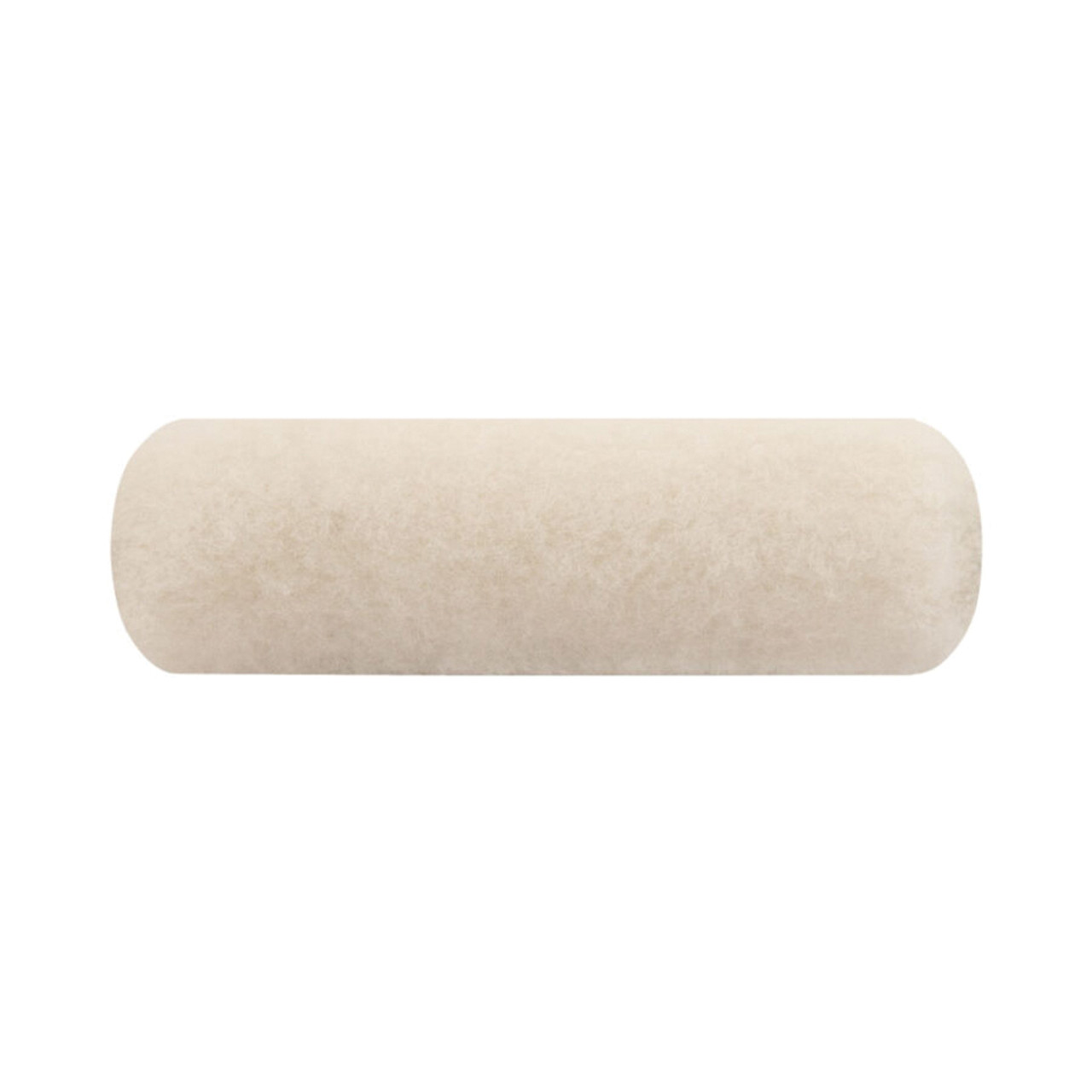 Paint Roller Cover, 1/2 in Nap, 9 in Lg, Semi-Rough Surface, Fabric, Golden Yellow Color