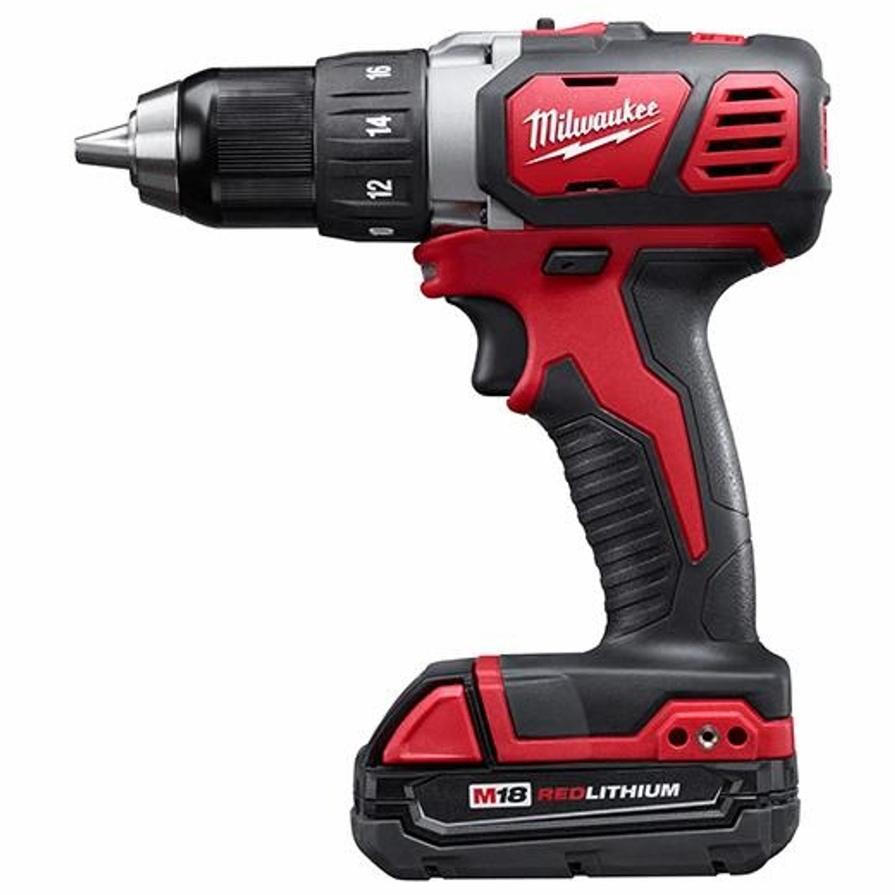 Drill Driver Kit, Metal Housing, Pistol Grip,  T, Red , Variable Speed Trigger Switch, 7-1/4 in Lg, 2.4 in wd,  7.8 in lg,  7-3/4 in ht, Kit, 1/2 in Chuck