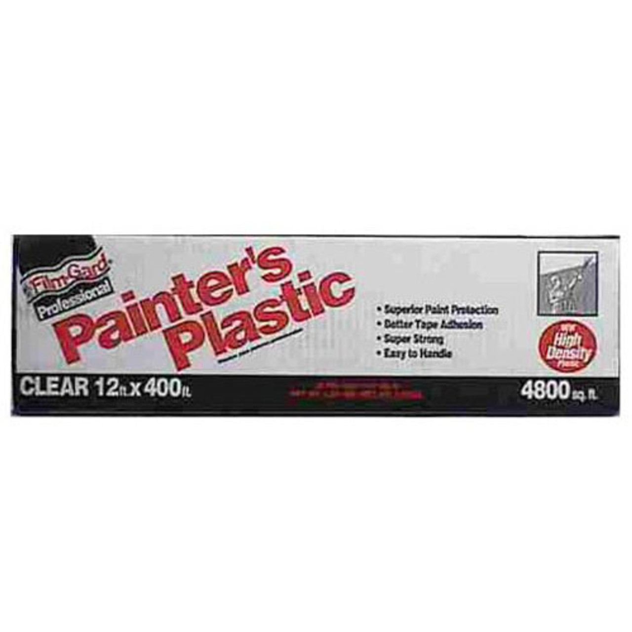 Protection Film Sheet, 100 ft Lg, 8 ft Wd, Plastic