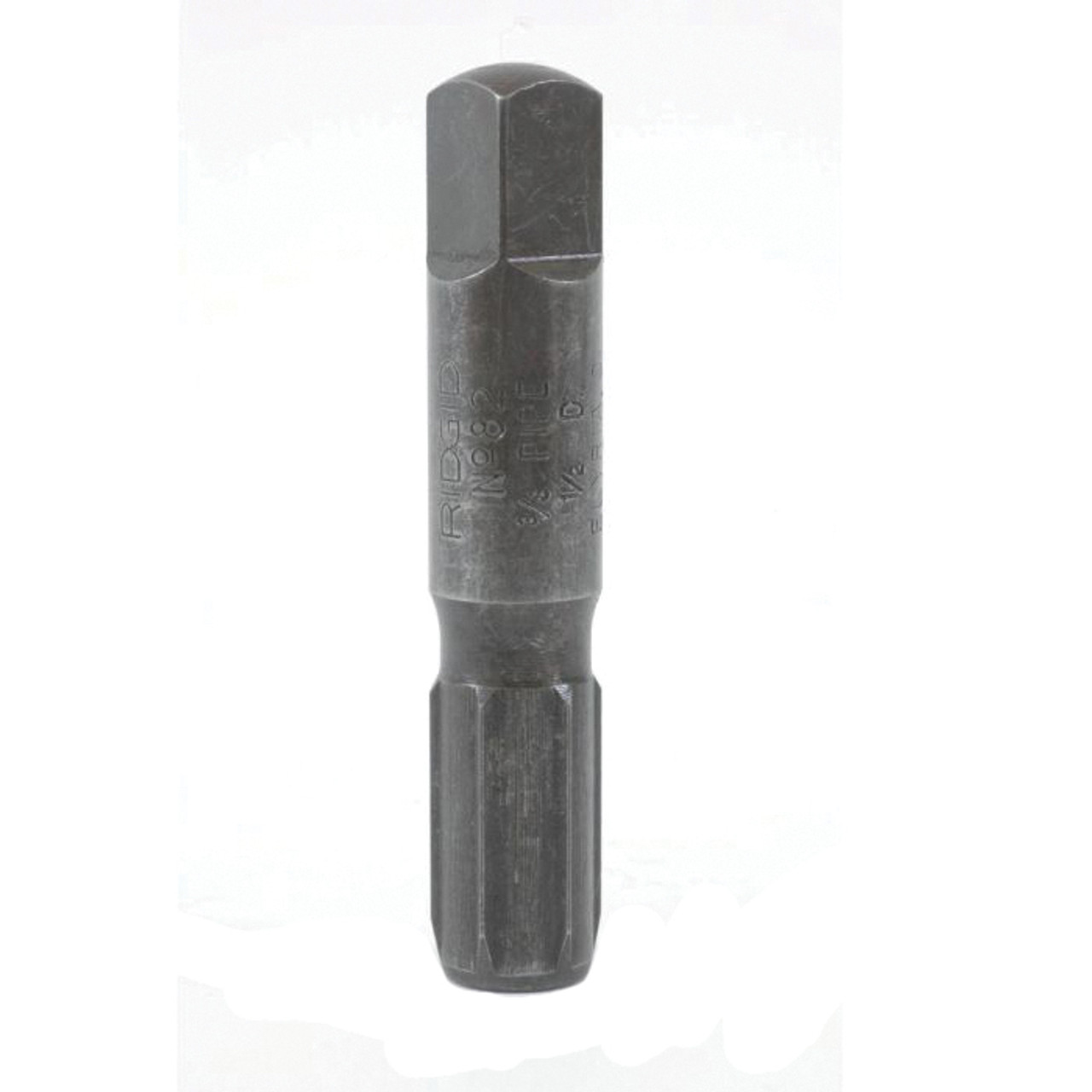 Pipe Extractor, 2.8 in Lg, SCH 40/STD, 1/2 in Drill, Polished Chrome, Black , 3/8 in
