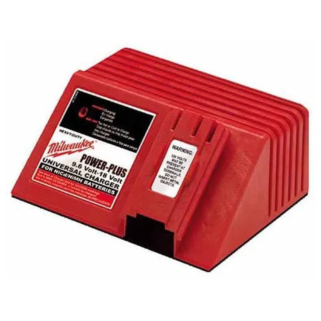 Battery Charger, Air Conditioner, Bare Tool, Nickel-Cadmium, 3 Ah, 1 hr Charging, 1 -Batterie, 120 VAC Input, Red , 12 to 18 VDC Output