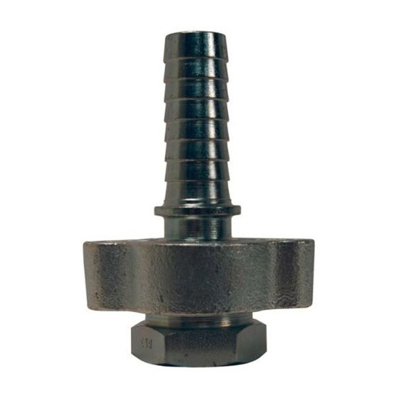Ground Joint Coupling, Washer Seal, Coupling, 2 in, Hose x FNPT End, 3 in Hex, 450 deg F, Iron,  Steel, Plated, Domestic