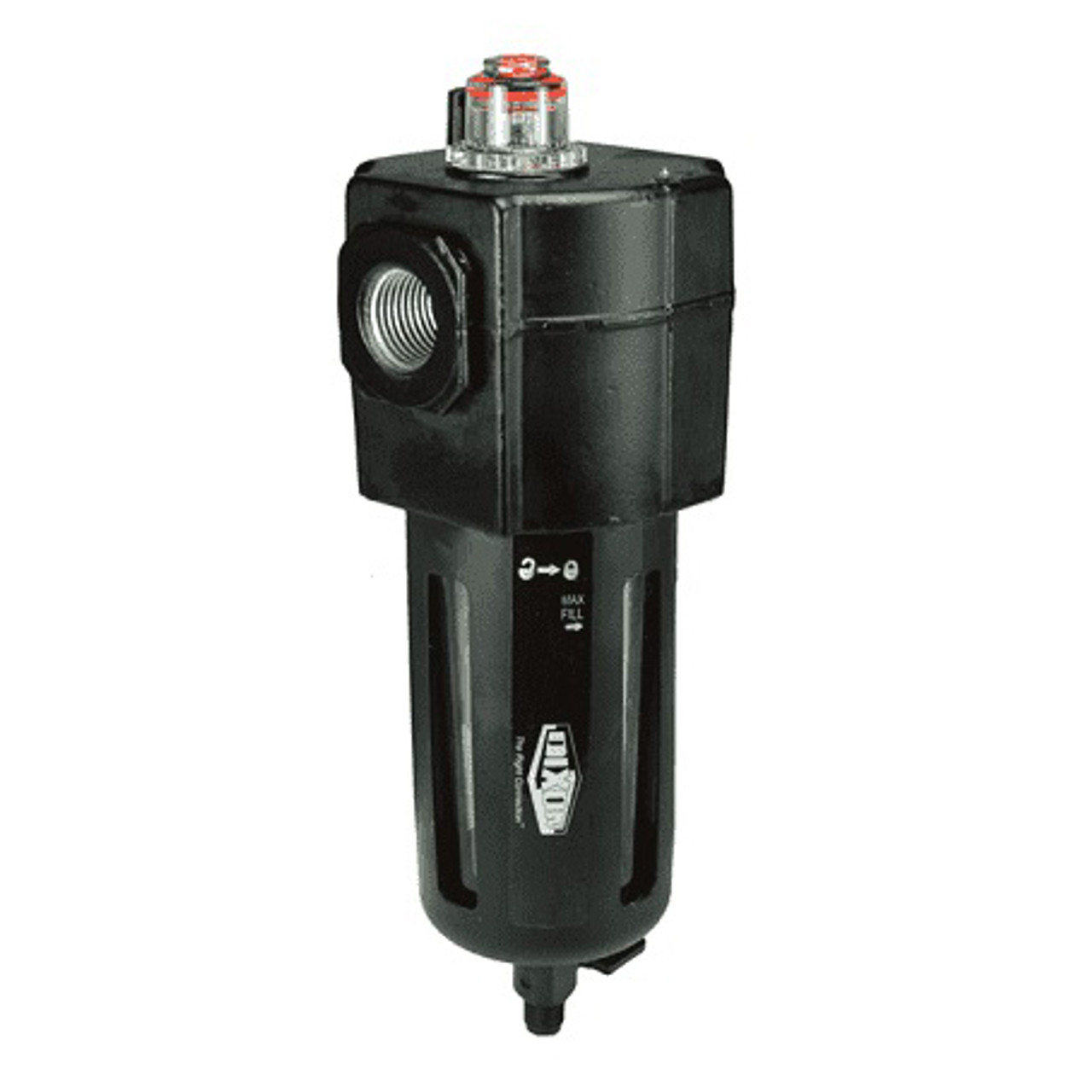 Micro-Fog Lubricator, Standard, 3/4 in Port, 142 scfm, 150 psi, Polycarbonate Bowl, -30 to 125 deg F, Aluminium Micro-Fog Lubricator, Standard, 3/4 in Port, 142 scfm, 150 psi, Polycarbonate Bowl, -30 to 125 deg F, Aluminium