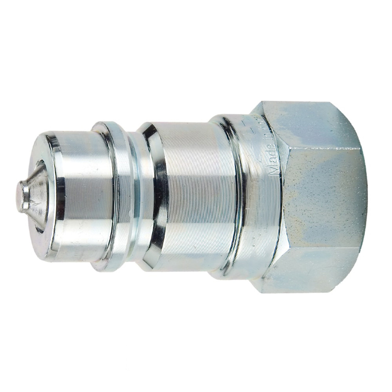 PARKER Hydraulic Coupling, 5/8 in, Male Nipple x Female ORB End, 1.06 in Hex, 4000 psi, -40 to 250 deg F, Steel