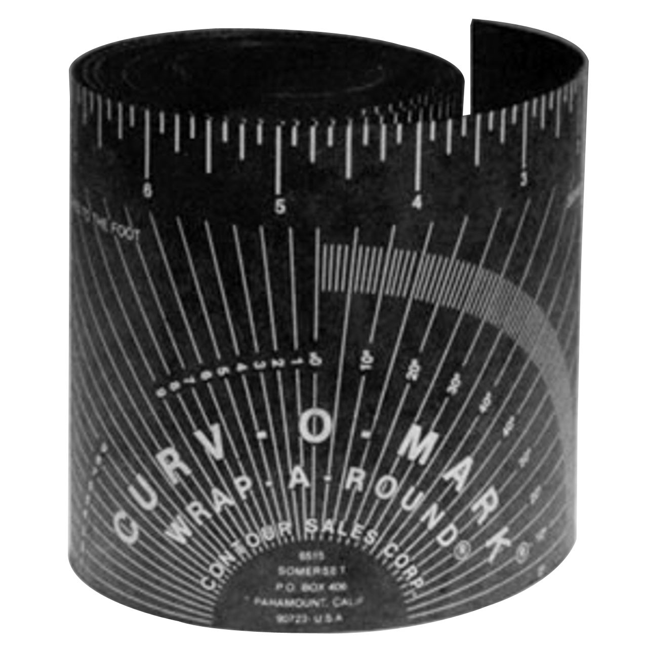 Marking Tool, Wrap Around, 6 in Standout, Black Case