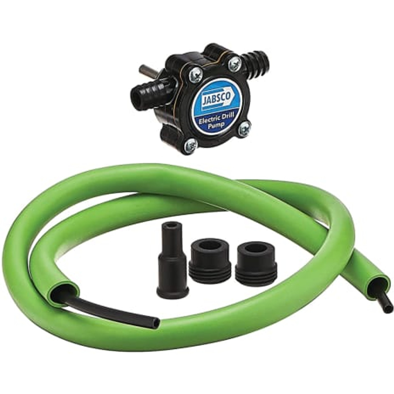 Electric Drill Pump Kit, Self-Priming, Stainless Steel Float, Plastic, 1/4 in dia,  40 in lg
