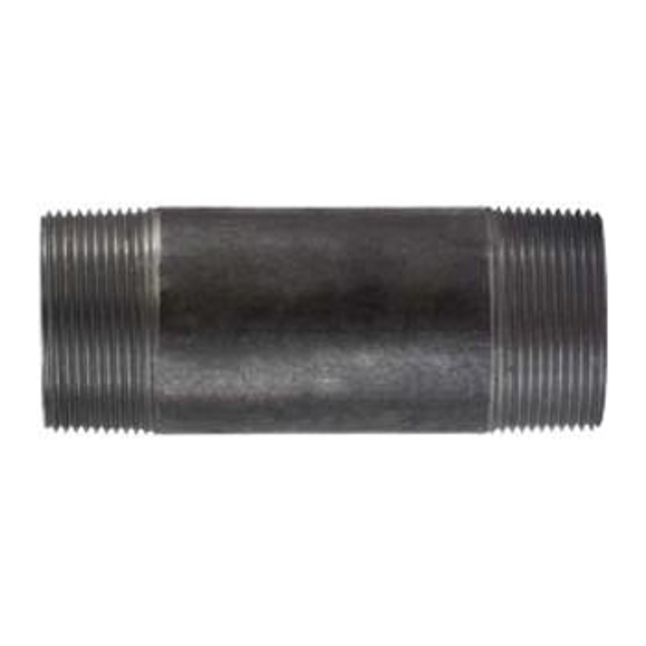Pipe Nipple, Standard, 2-1/2 in, MNPT End, 3 in Lg, SCH 40, 2500 psi, -200 to 150 deg F, Welded, Steel, Black , Import Pipe Nipple, Standard, 2-1/2 in, MNPT End, 3 in Lg, SCH 40, 2500 psi, -200 to 150 deg F, Welded, Steel, Black , Import