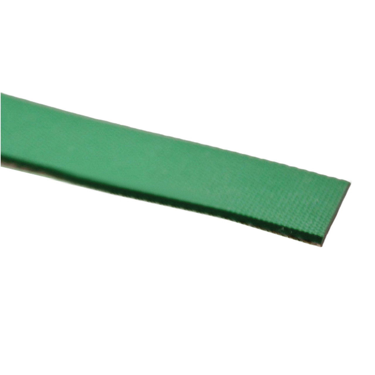 Specialty Conveying Belt, High Duty, 94.49 in Section, 1-1/4 in Wd Top, 0.07 in Thk, 1-1/2 in Min Dia Pulley, -4 to 212 deg F, Green Side Color