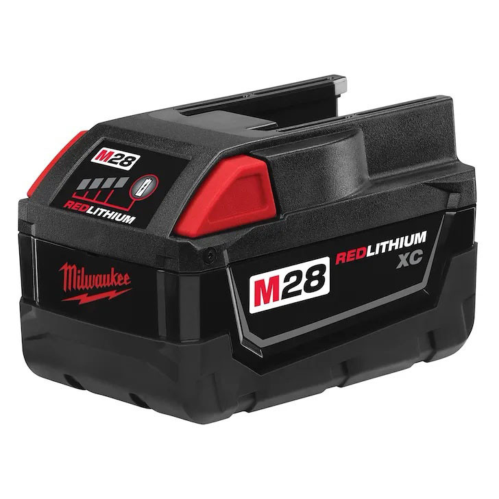 Rechargeable Battery Pack, Suitable For M28™ and V28™ Cordless Power Tool, 7 in wd,  4 in lg,  7.13 in ht, Bare Tool, Lithium-Ion, 3 Ah, 28 VDC Charge