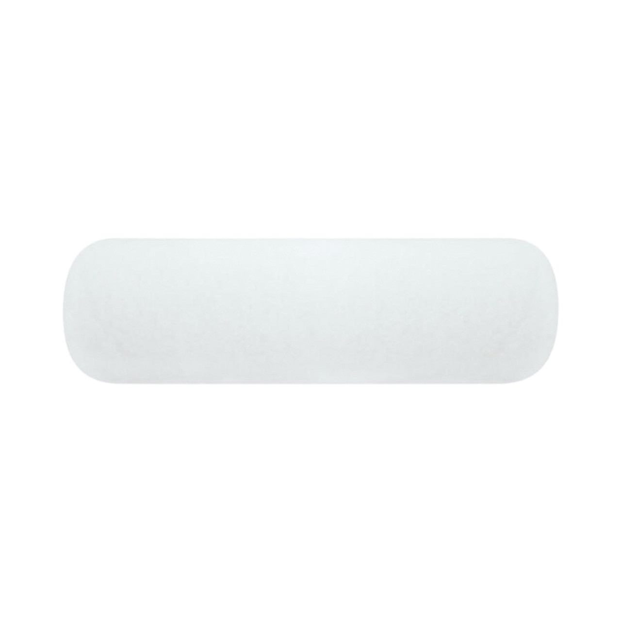 Paint Roller Cover, 0.375 in Nap, 18 in Lg, Semi-Smooth Surface, Fabric, White Color, 7149766008